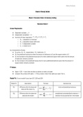 Intermediate Statistics 2 Study Guide