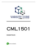 CML1501 EXAM PACK 2023