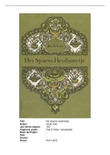 Boekverslag Nederlands  Het Spaans heidinnetje, ISBN: 9789066200340