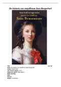 Boekverslag Nederlands  Historie van mejuffrouw Sara Burgerhart, ISBN: 1230002049571
