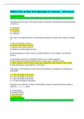 PHTLS Pre & Post Test Questions & ANswers &period;