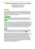 Certified Professional Coder CPC&reg; Certification Cases Exams A&comma;B&comma;C Sets Answered With Lengthy Rationales 