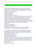 NUR200 - M2 - Multiple Sclerosis - NCLEX and ATI Questions And Answers&lpar; Complete Best Solution With Explanations&rpar;