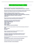 SDC 250 Final Exam - WSU Questions And Answers&lpar; With Complete Best Solution Rated A&rpar;