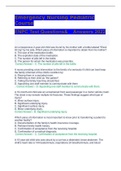 Emergency Nursing Pediatric Course ENPC Test Questions& &Tab;Answers 2022