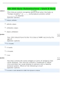 HS 200 Quiz UNIT 2 QUESTIONS AND ANSWERS&lpar; COMPLETE TOP SOLUTION RATED A&rpar;