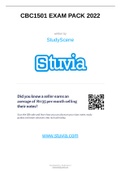 Stuvia 688822 cbc1501 exam pack 2022.