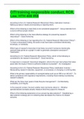 CITI training responsible conduct&comma; RCR&comma; Law&comma; HTH 408 IRB Questions And Answers&lpar; Complete Top Solution Rated A&rpar;