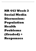 NR 443 Week 3 Social Media Discussion Population Health Problems (Graded) + Responses.pdf