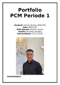 PCM 1 - Business Studies, Finance & Control en Accountancy