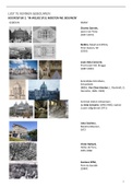 Voordeelbundel Architectuur in context B : Lesnotities Architectuurgeschiedenis    lijst gebouwen