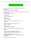 PANCE Test Prep Questions And Answers&lpar; With Complete top Solution Rated A&rpar;