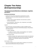 Chapter 2 Entrepreneurship Notes