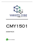 CMY1501 MCQ EXAM PACK 2023