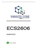 ECS2606 Assignment 1 & 2 Semester 1 2022 