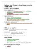 Labour and Conservative Governments 1964-1979