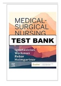 Test Bank Medical Surgical Nursing 10th Edition Ignatavicius Workman