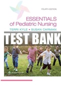 Essentials of Pediatric Nursing 4th Edition Kyle Carman Test Bank PDF
