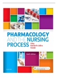 TEST BANK Pharmacology and the Nursing Process 9th Edition This is a Test Bank Consists of Study Questions and solutions to help you study and prepare better for your Exams