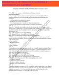 Essentials of Pediatric Nursing 4th Edition Kyle Carman Test Bank&sol; Complete Questions and Answers