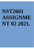 NST2601 ASSIGNME NT 02 2021.