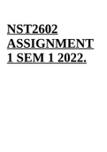 NST2602 ASSIGNMENT 1 SEM 1 2022.