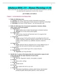  BIOL 235 – Human Physiology Keywords and topics Chapters (1-10)Athabasca