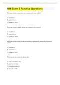 CNS/Psych Exam 2 Practice Questions