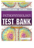 TEST BANK FOR Pathophysiology The Biologic Basis for Disease in Adults and Children 8th Edition by Kathryn ISBN 978-0323583473