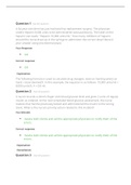 NCLEX EXAM Questions & Answers 2022 - Study Guide