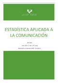 Estadística Aplicada a la Comunicación (UPV/EHU)
