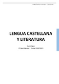 LENGUA CASTELLANA Y LITERATURA - 2º bachillerato (PAÍS VASCO)