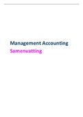 Management accounting Samenvatting EUR BA2 RSM