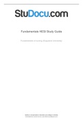 Fundamentals HESI Study Guide