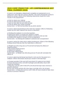  ATI COMPREHENSIVE EXIT FINAL &lpar;SUMMER 2020&rpar; &vert; 2020 COMP PREDICTOR 