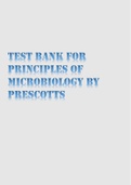 TEST BANK FOR PRINCIPLES OF MICROBIOLOGY BY PRESCOTTS|Full bank