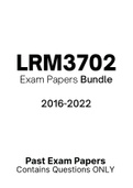 LRM3702 - Exam Questions PACK (2016-2022)