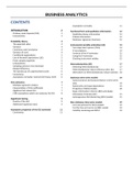 Summary Business Analytics/econometrics (JBM040/JBM045)