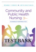 Test Bank Community and Public Health Nursing 3rd Edition DeMarco Walsh&period;