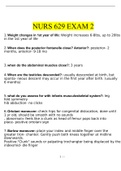 NURS 629 EXAM 2 QUESTIONS AND ANSWERS LATEST SOLUTION