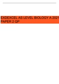 EXDEXCEL AS LEVEL BIOLOGY A 2021Edexcel as level biology a 2021 paper 2 qp PAPER 2 QP