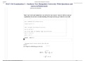 MAT 136 Examination 2 - Southern New Hampshire University With Questions and answers (Elaborated)