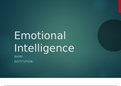 EMOTIONAL INTELLIGENCE&lpar; has PowerPoint Presentation with Speaker Notes
