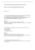 Bates 12th edition Test Bank Chapters 1 through 20&period;