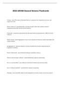 2022 ASVAB General Science Flashcards