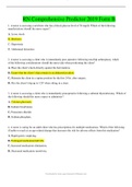 ATI RN Comprehensive Predictor 2019 Form B Questions And Answers&lpar; Complete top Solution Rated A