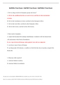 NAPSRx Final Exam &comma; NAPSRx Final Exam&comma; NAPSR Final Exam 2020