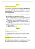 NUR 2058 Dimensions Exam 2 Study Guide, Chapter 1, 2, 3, 4, 6, 7, 8