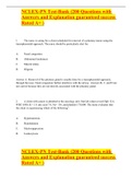 NCLEX-PN Test-Bank &lpar;200 Questions with Answers and Explanation guaranteed success Rated A&plus; &rpar;