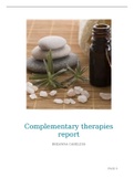 Essay Unit 25 - Complementary Therapies for Health and Social Care  